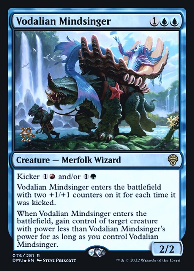 Vodalian Mindsinger - Foil - Prerelease Promo