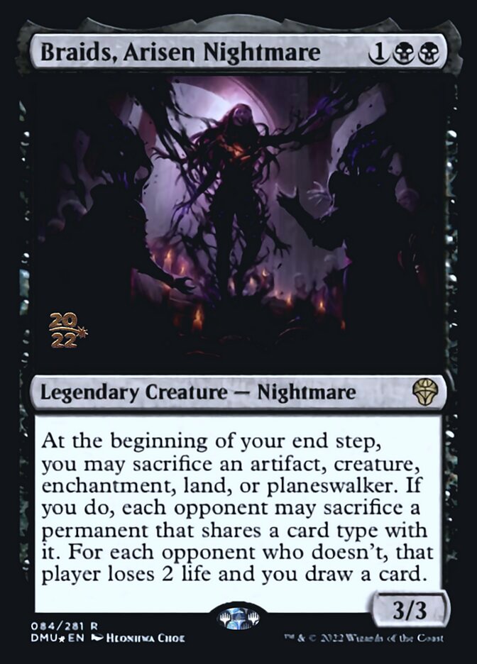 Braids, Arisen Nightmare - Foil - Prerelease Promo