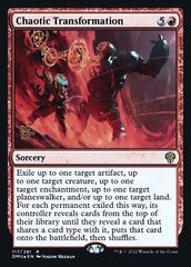 Chaotic Transformation - Foil