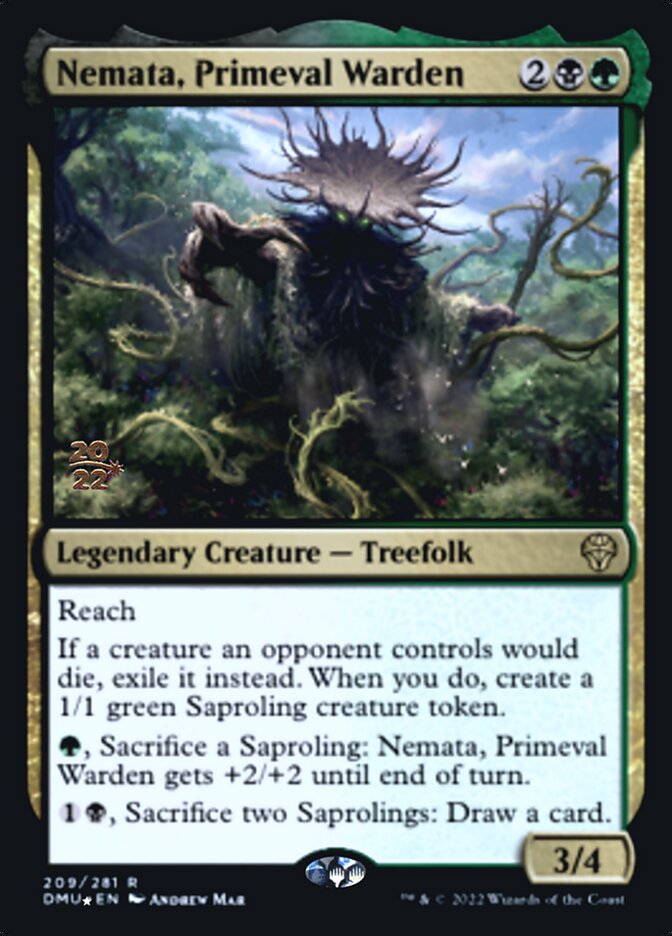 Nemata, Primeval Warden - Foil - Prerelease Promo