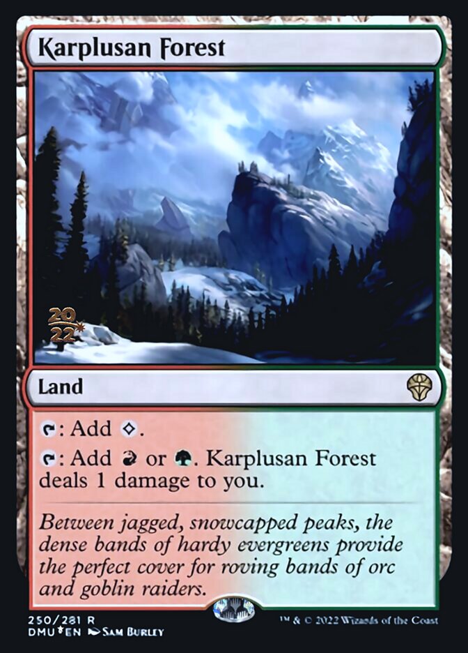 Karplusan Forest - Foil - Prerelease Promo