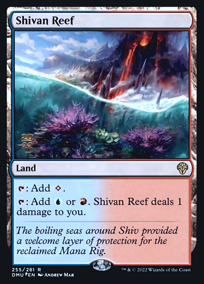 Shivan Reef - Foil - Prerelease Promo