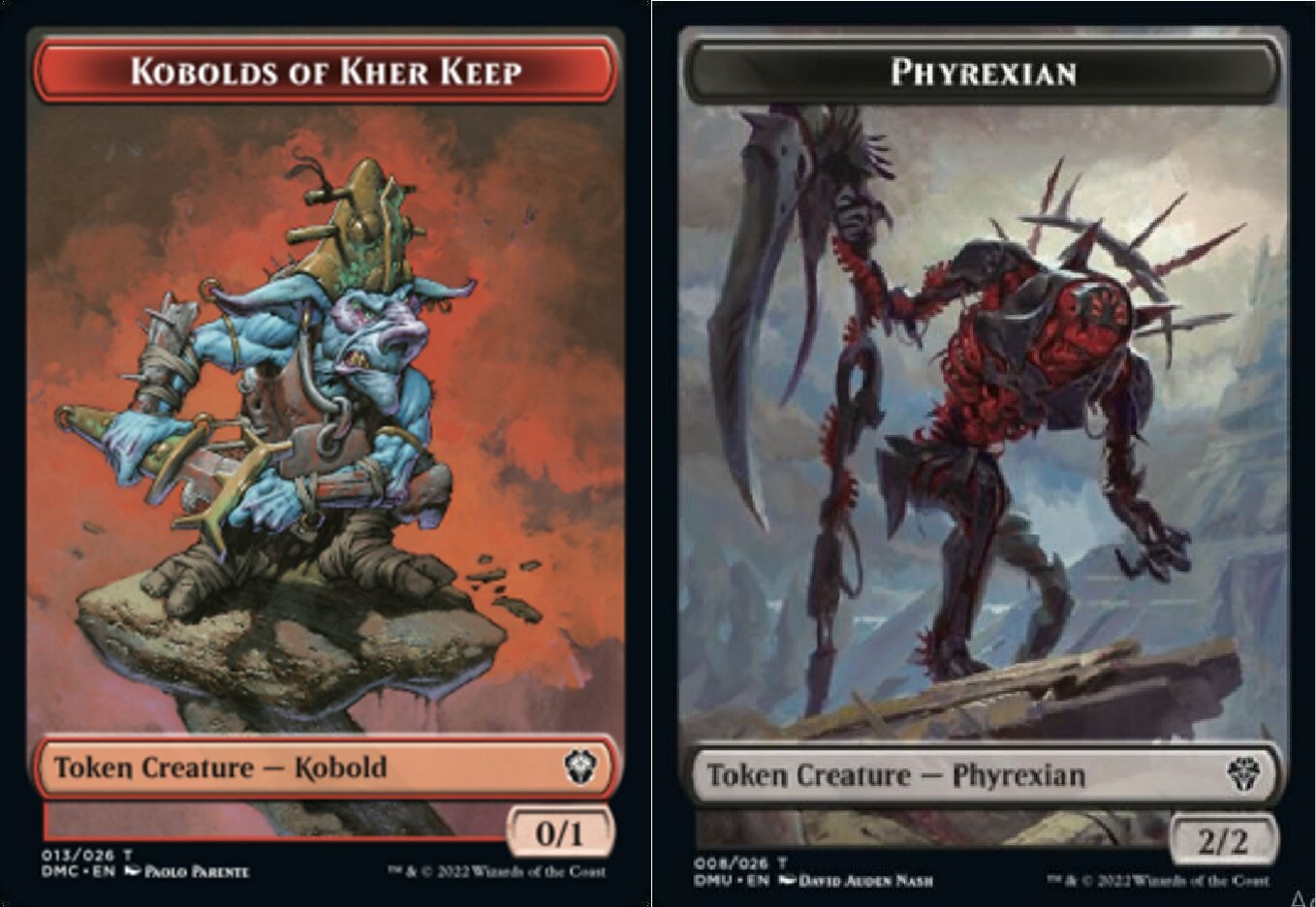 Kobolds of Kher Keep Token // Phyrexian Token - Foil