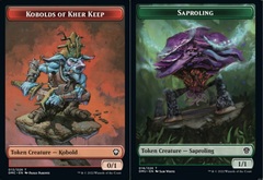 Kobolds of Kher Keep Token // Saproling Token - Foil