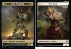 Sand Warrior Token // Soldier Token - Foil