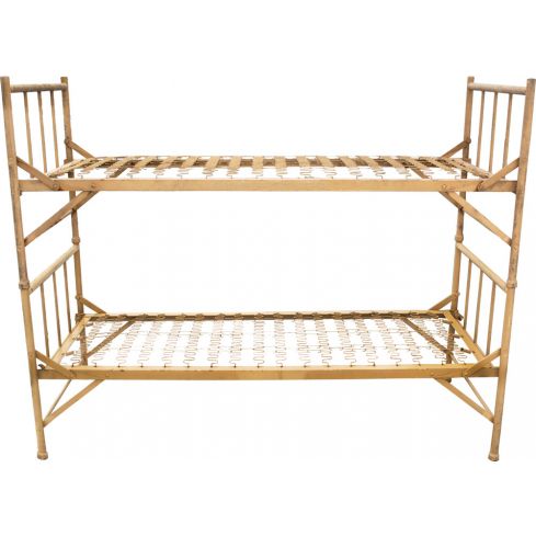 French Military Metal Bed, Bunk Set