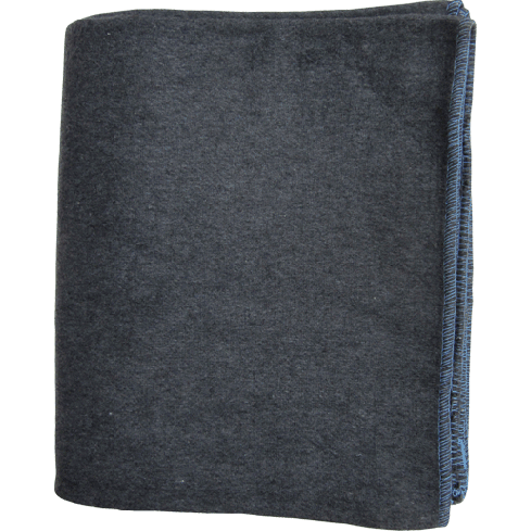 Algerian Wool Blend Blankets, Charcoal