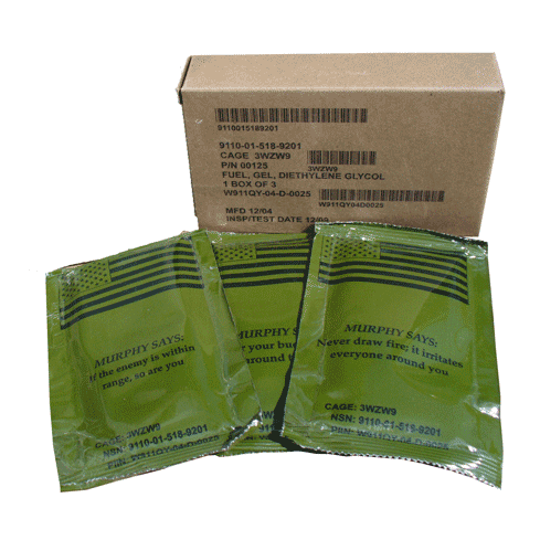 U.S. G.I. Fuel Gel, 30 gel packs
