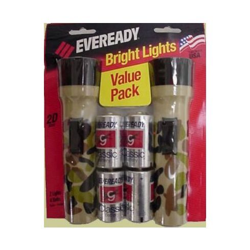 Eveready  Bright Lights Flashlight Value Pack