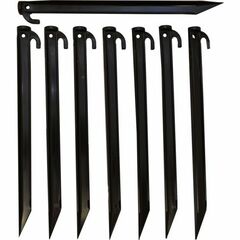 U.S. G.I. Sturdy 12  Tent Stake, 8 Pack
