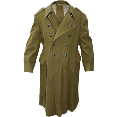 Romanian Military Wool Trench Coat
