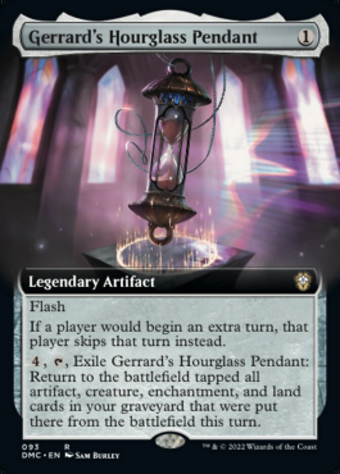 [DEPRECATED] Gerrards Hourglass Pendant - Foil - Foil - Extended Art