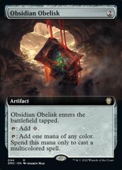 [DEPRECATED] Obsidian Obelisk - Foil - Extended Art