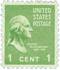 George Washington, green