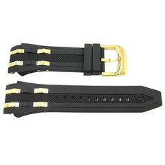 Invicta - Genuine Invicta Men's Bolt Reserve Black Polyurethane 26MM Watch Band
