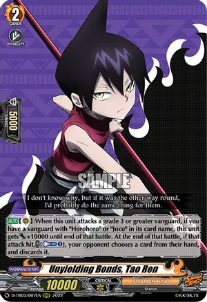 Unyielding Bonds, Tao Ren - D-TB03/007EN - RRR Unyielding Bonds, Tao Ren - D-TB03/007EN - RRR