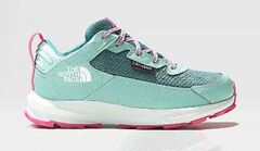 The North Face - Youth Fastpack Waterproof Hiking Shoes - Harbor Blue/ Wasabi