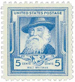 Famous Americans: 5c Walt Whitman