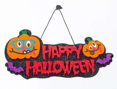 HW Plate - Glasses Pumpkin