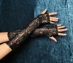 mdp Lace Glove Charlotte_black