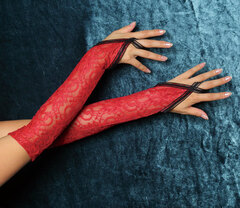 mdp Lace Glove Emily_red