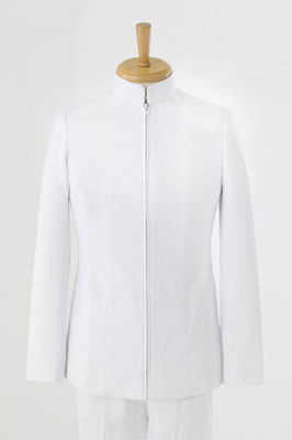 Non-chara School Costume (White/Zipper Style) / S