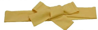 Kimono Accessories - Polyester Sash YELLOW