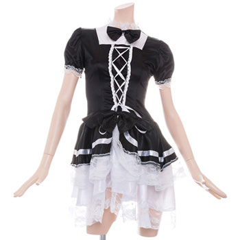 Goth Maid One-piece Dress