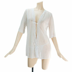 See Through Half Robe