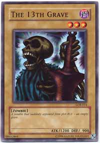 The 13th Grave - LOB-014 - Common - Unlimited Edition