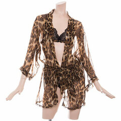Leopard Robe Set