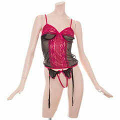 Mesh & Lace Cami Set
