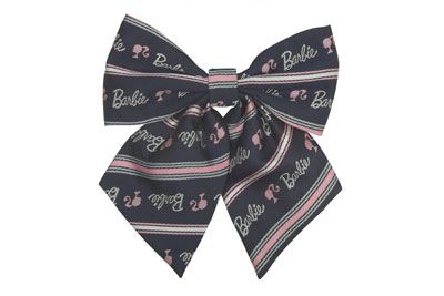 Barbie School Ribbon (Woven Design) Navy