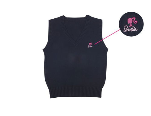 Barbie School Vest Navy L