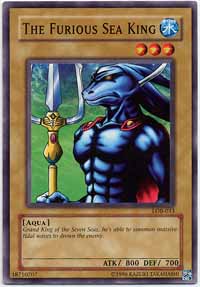 The Furious Sea King - LOB-033 - Common - Unlimited Edition