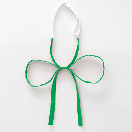 COSPATIO Original Wire Ribbon Tie -Green
