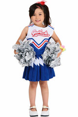 Kid's Job Cheerleader Blue 100