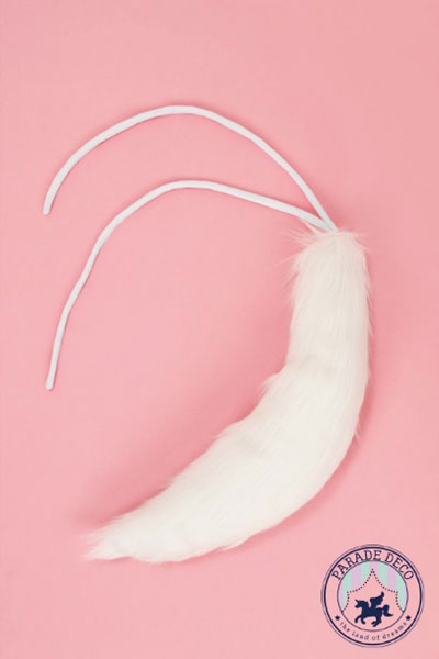 Mokomoko Tail (white)