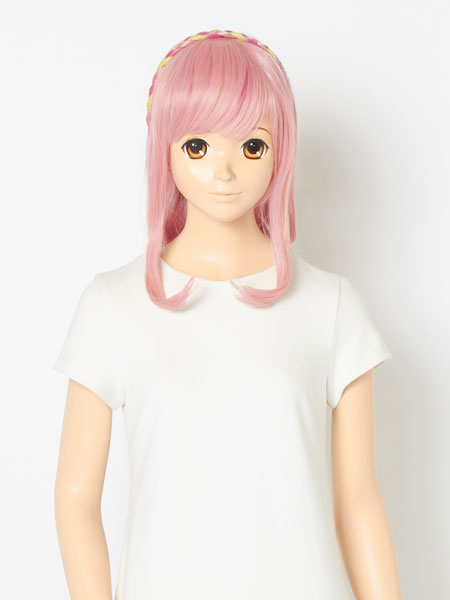 Marble Wig Cream Puff Curl - Berry Cream