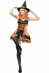 NYW_2001 Orange One-piece Witch S