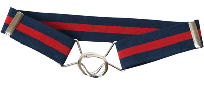 TE-12SS Uniform Belt (Navy/Red)