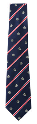 TE-12SS Necktie (Emblem/Navy/Red)
