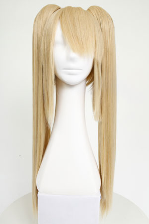 Heat Resistant Anime Wig Virtual Twintail Gold