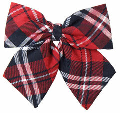 TE-10AW Checkered Ribbon Vermillion x Navy x White