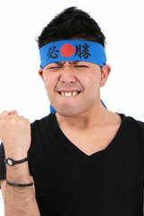Hachimaki-headband [Hisshou (Blue)]