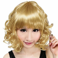 Celebrity Party Curly Medium (Gold)