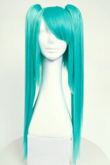 Heat Resistant Anime Wig Virtual Twintail Mint