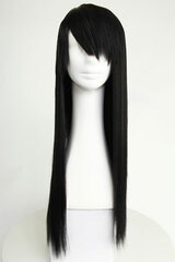 Heat Resistant Anime Wig Straight Long Black