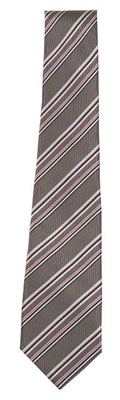 TE-10SS Necktie Gray/Light Pink