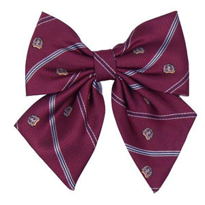 TE-10SS Patterned Ribbon Dark Red/Emblem